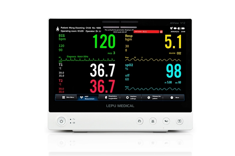 Aplicaciones del monitor portátil de pacientes en cuidados intensivos